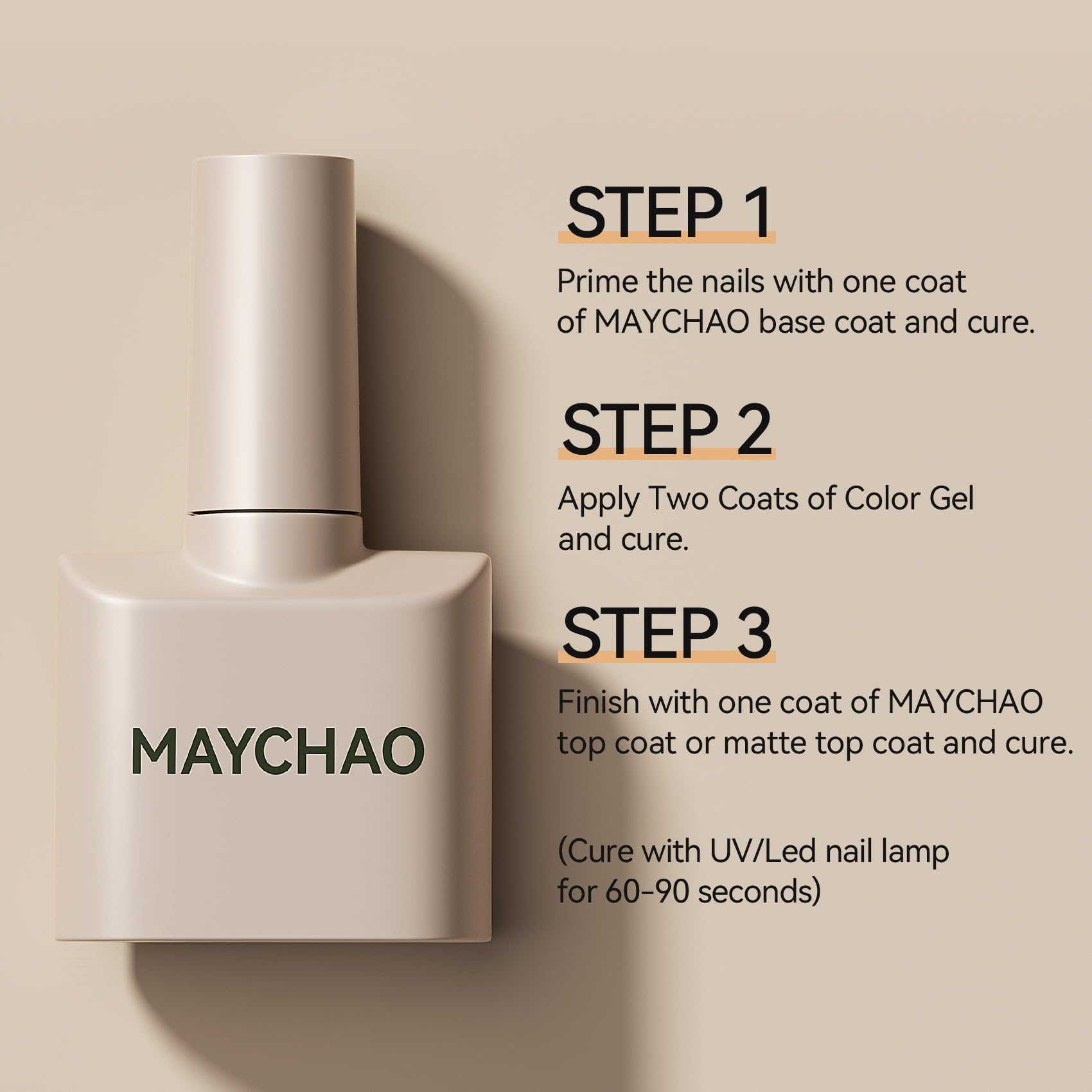 MAYCHAO Gel Chameleon pour une application rapide et facile à la maison.