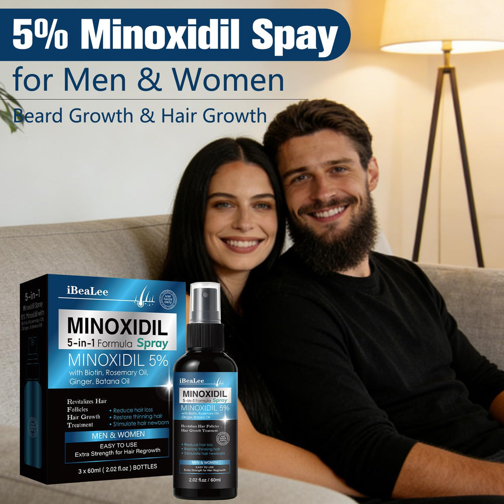 Mayferte Minoxidil pour barbe, densité visuelle possible.
