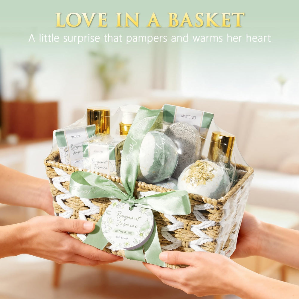Bombes de bain MAYICIVO bergamot jasmin éclats parfumés et soin peau