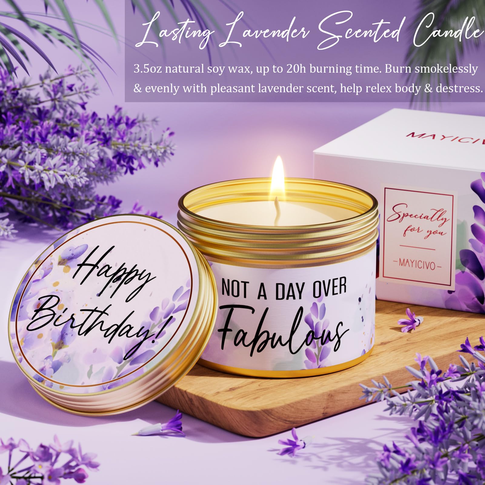 MAYICIVO Savon artisanal lavande: douceur naturelle pour la peau.
