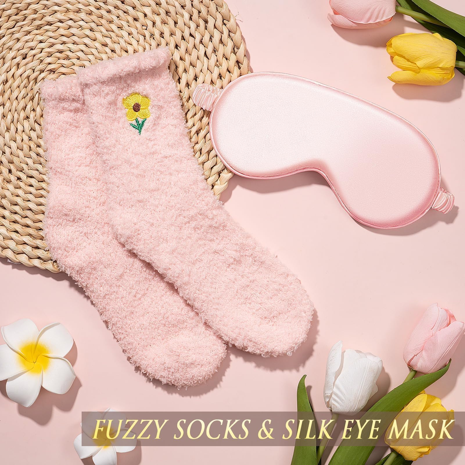 MAYICIVO chaussettes peluche chaleur douillette pour cocooning