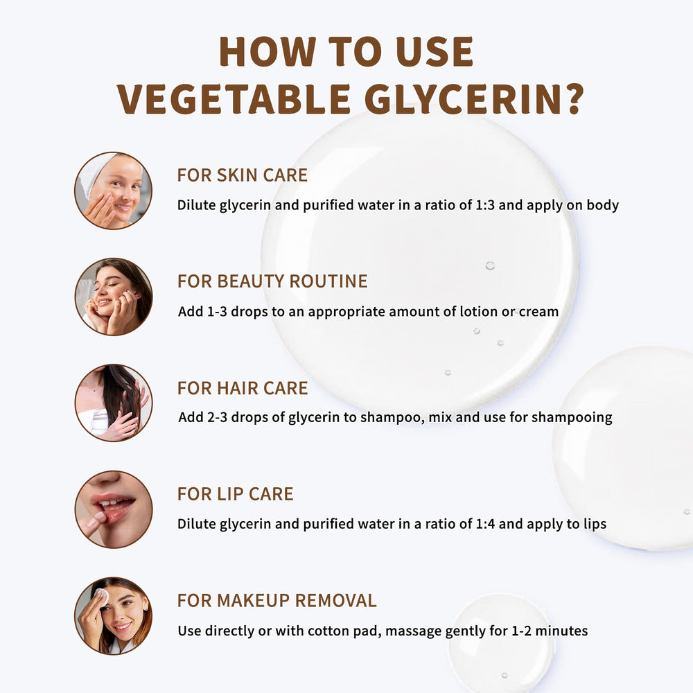 MAYJAM Glycérine végétale, huile de massage hydratante et soins maison.