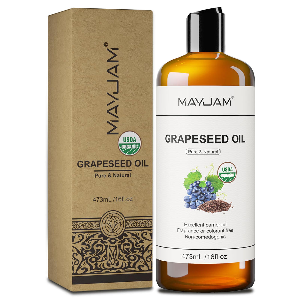 MAYJAM huile-graines-raisin certifiée bio : produit pur et sans solvants.