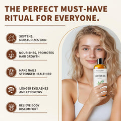 Cils et sourcils MAYJAM huile de ricin – nourrissement et brillance