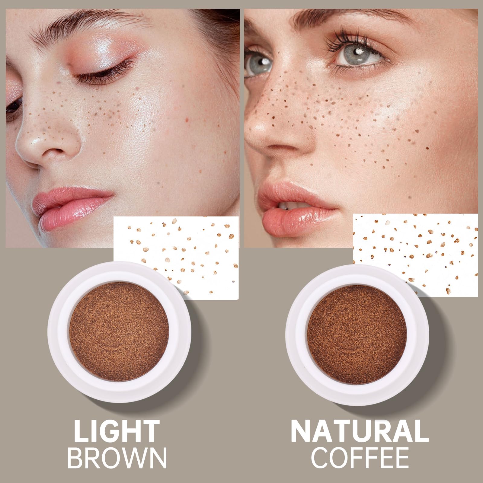 MAYKOO Freckle Cushion résiste à l'eau pour longue tenue.