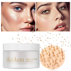 MAYKOO tampons taches de rousseur – application naturelle sur peau nue.
