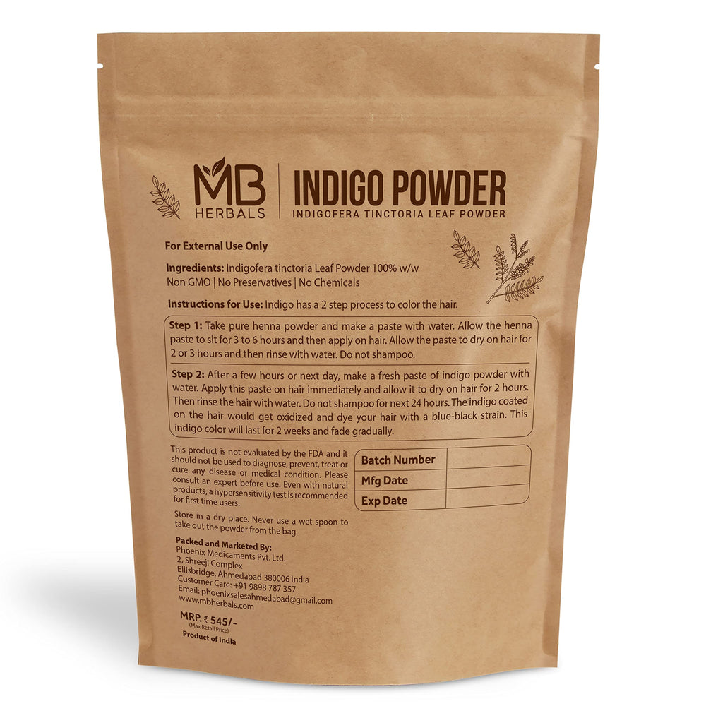 MB Herbals Indigo Poudre: préparation et application étape par étape pour une couleur durable