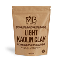 MB Herbals Light Kaolin Clay, poudre visage douce pour peau sensible.