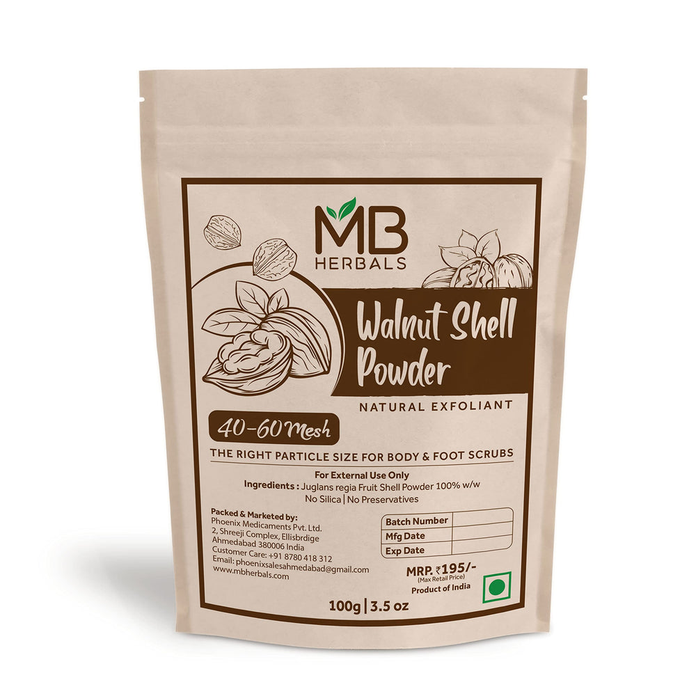 MB Herbals pot avec poudre exfoliante usage visage ou corps pour peau douce