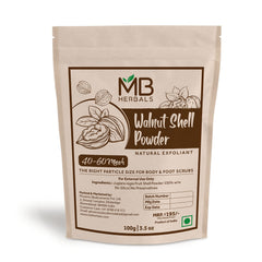 MB Herbals pot avec poudre exfoliante usage visage ou corps pour peau douce