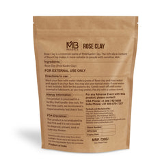 MB Herbals Rose Clay : texture masque, exfolie légèrement et révèle l'éclat.