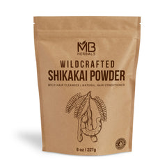 MB Herbals Shikakai poudre pour cheveux – nettoyage doux et naturel.