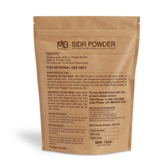 MB Herbals Sidr Poudre Neem Mélange, masque capillaire nourrissant et revitalisant.
