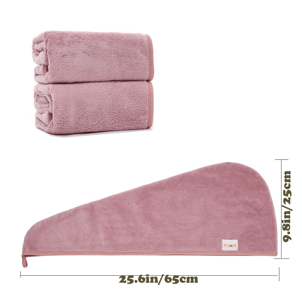 M-bestl pack deux serviettes pratiques pour routine beauté.