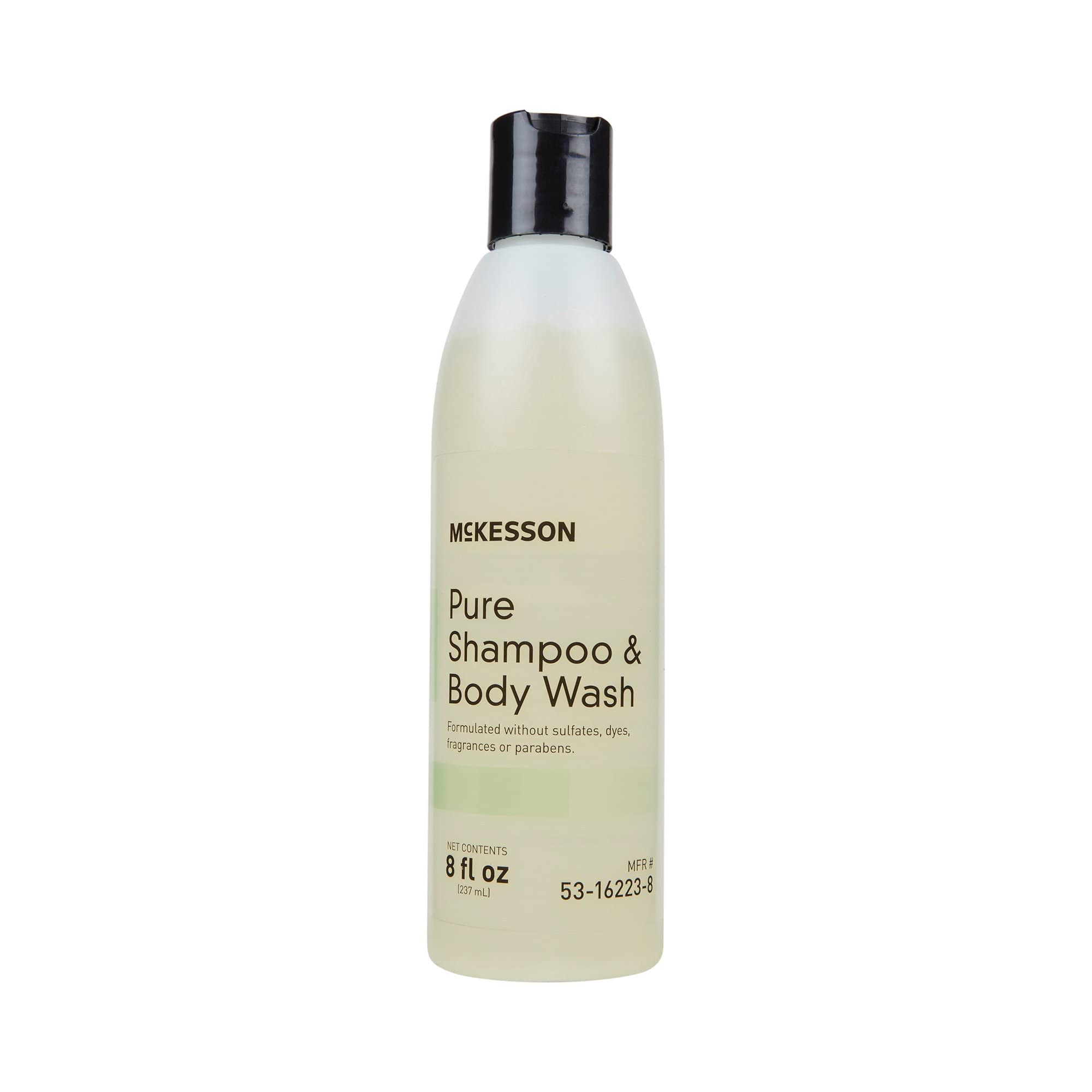 McKesson Pure: bouteille 2-en-1 pour cheveux et corps, pratique et polyvalente.