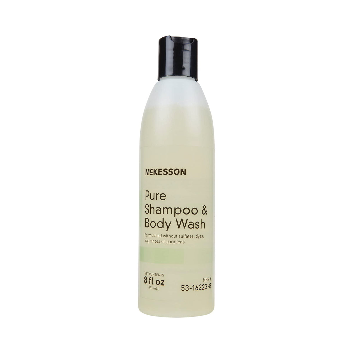 McKesson Pure: bouteille 2-en-1 pour cheveux et corps, pratique et polyvalente.