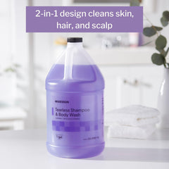 McKesson Shampoing Lavande – etiquette claire montrant le format à grande capacité.
