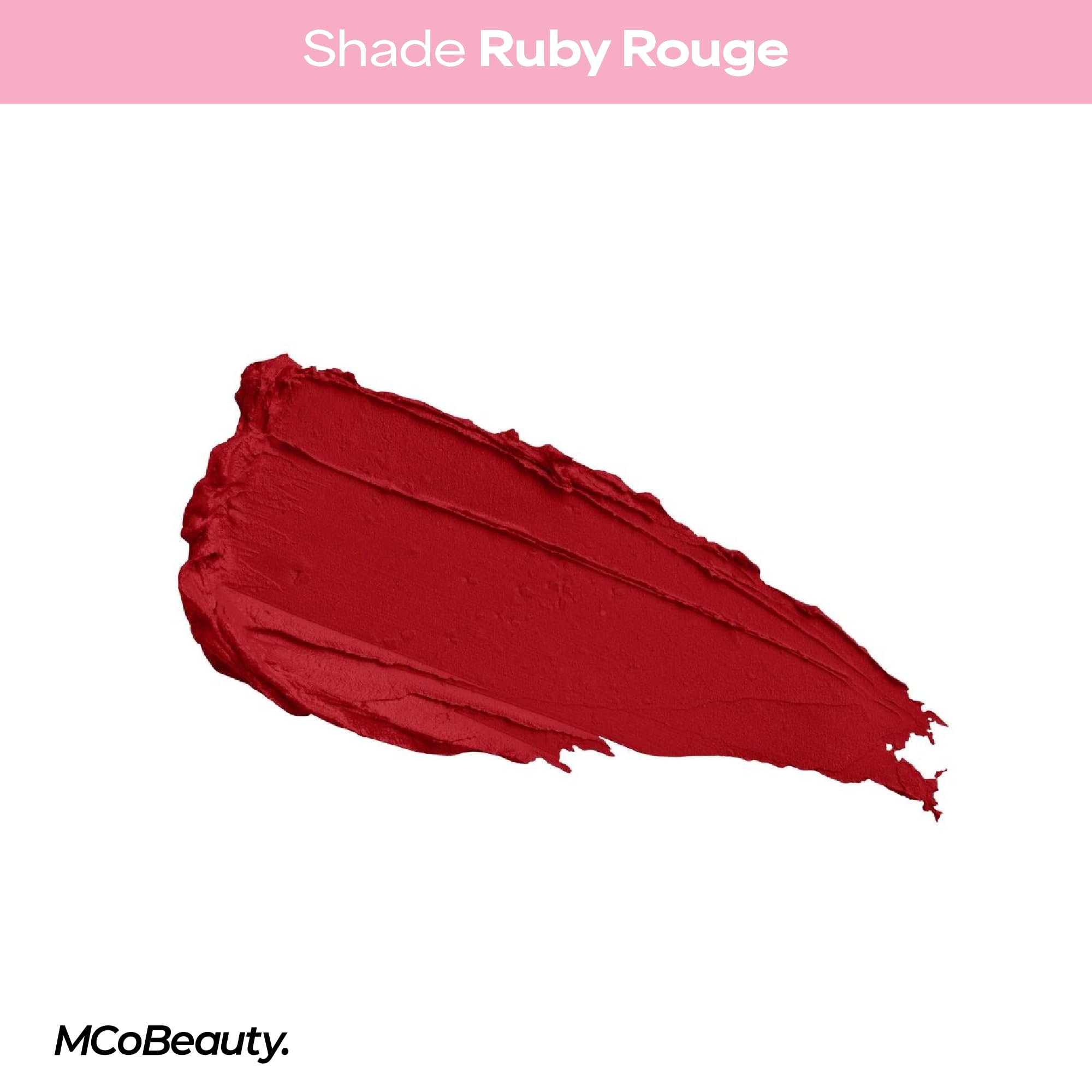 Emballage élégant et pratique de MCoBeauty Crème Matte Luxe.