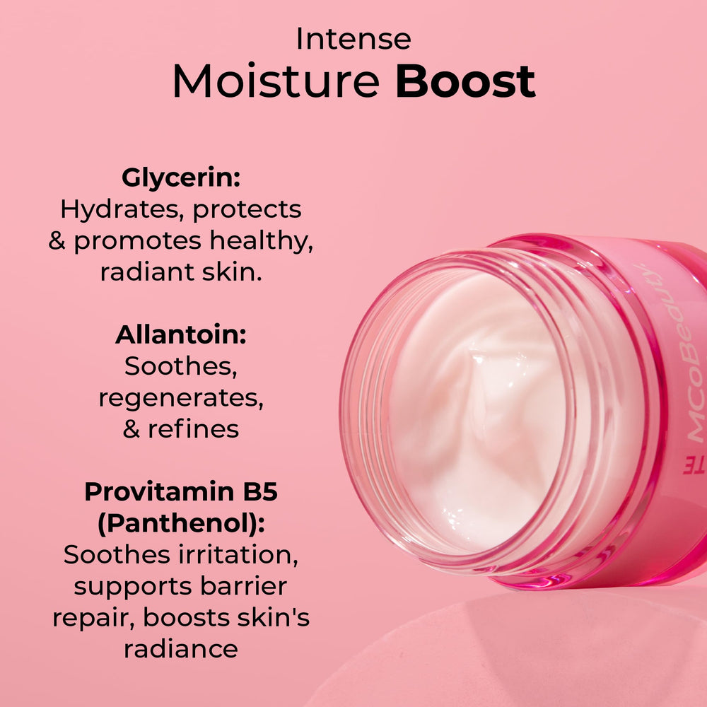 MCoBeauty Hydrate Intense Crème – panthenol et hydratation, peau souple.