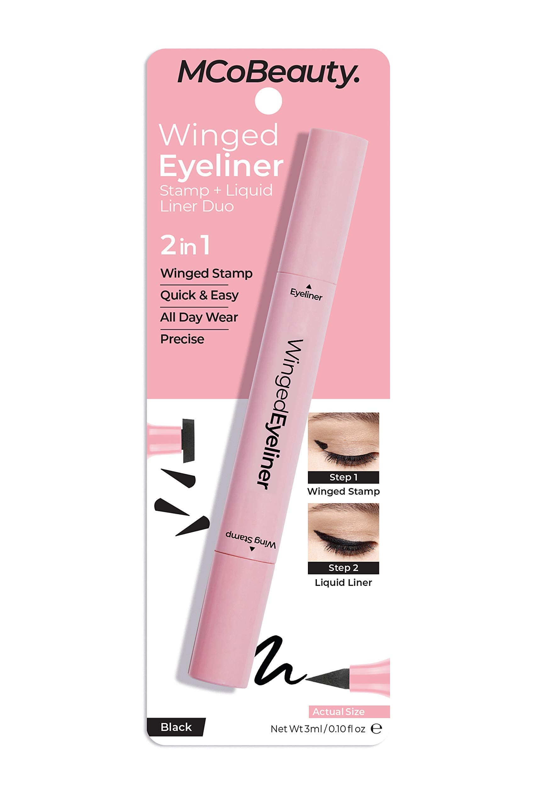 MCoBeauty stylo-feut noir offrant une application douce et longue tenue