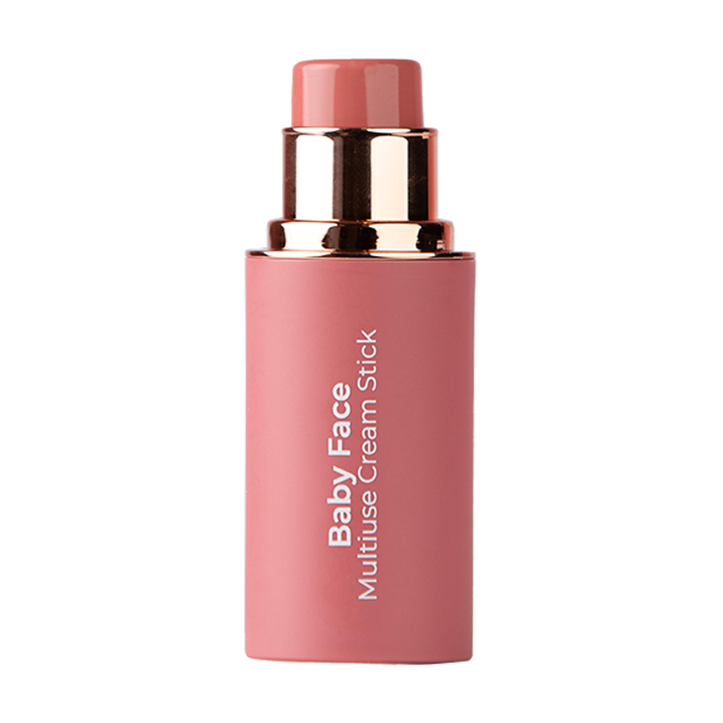 MCoBeauty Baby Face Stick démonstration teinte 2-en-1 sur lèvres et joues.