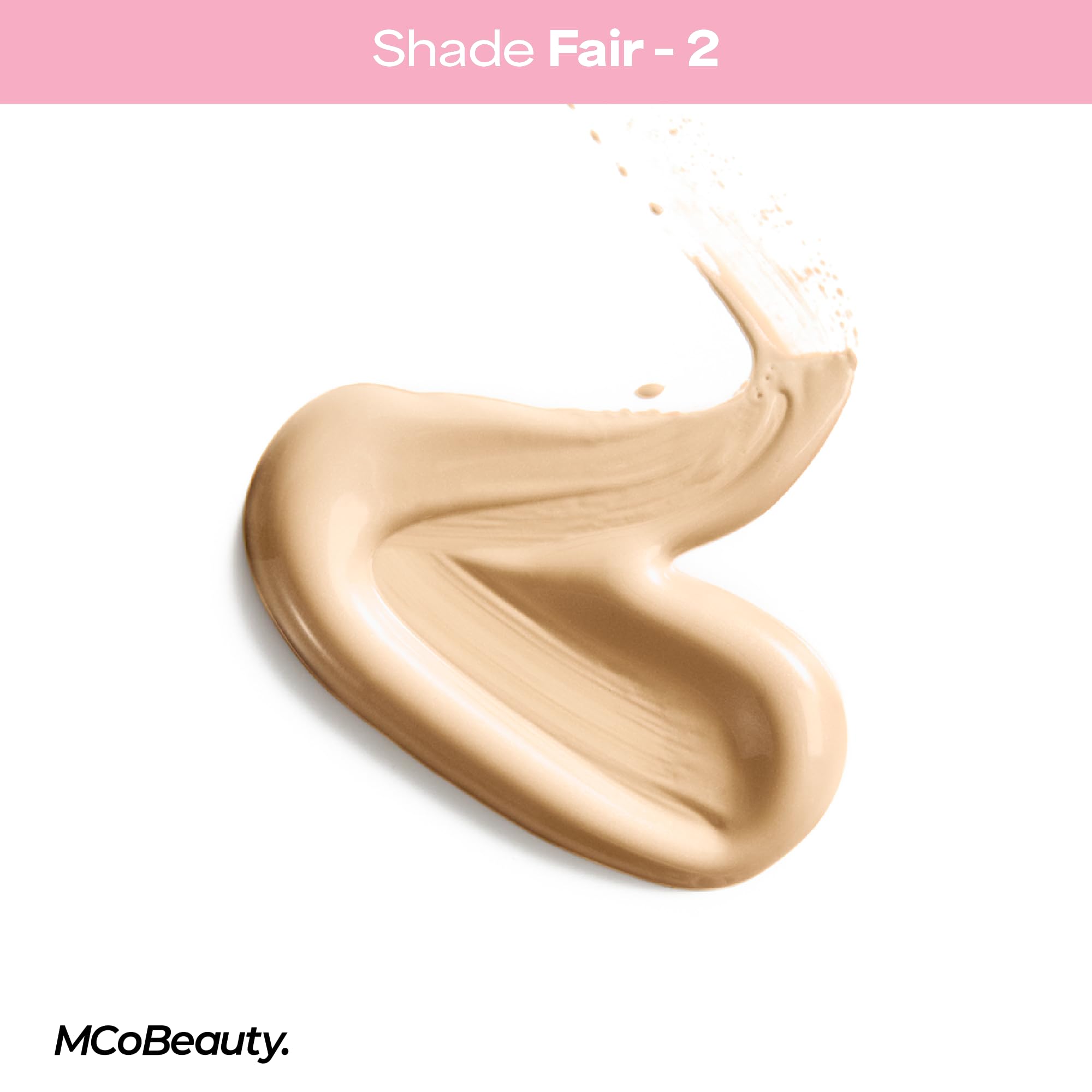 MCoBeauty Flawless Glow éclat liquide sur les points hauts du visage.