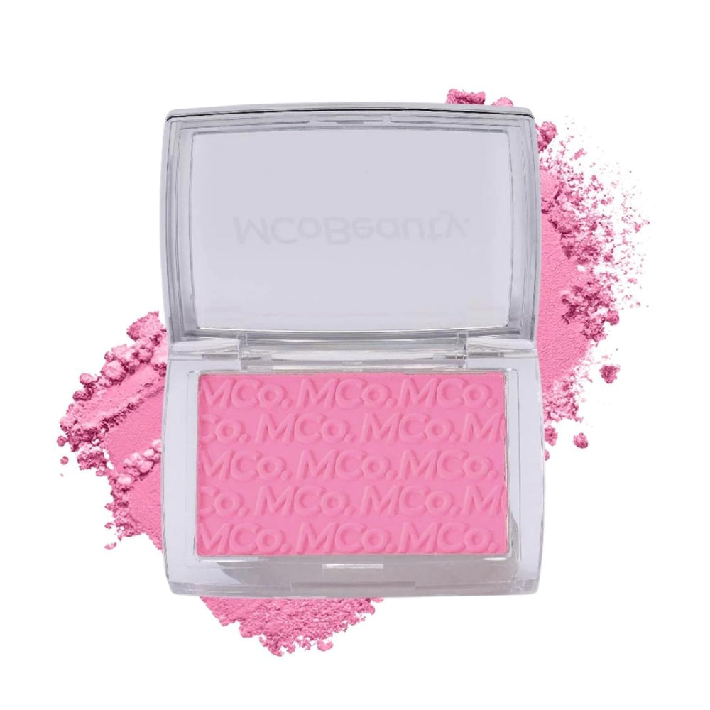 MCoBeauty Glow Up Poudre-Blush Vivi Pink, teinte adaptative pour un teint naturel