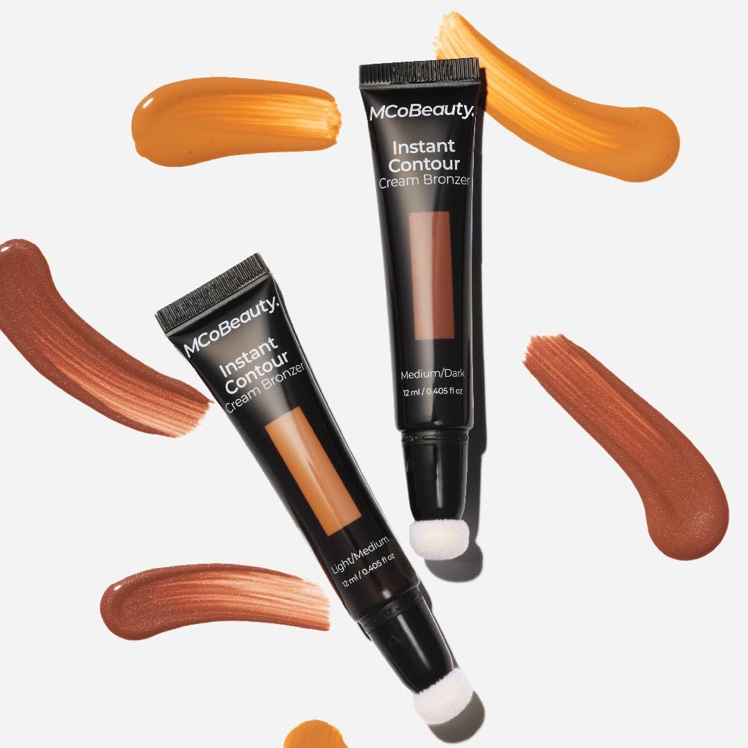 MCoBeauty Instant Contour Cream Bronzer – sculptage rapide des pommettes