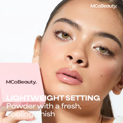 MCoBeauty Poudre libre translucide : contrôle de la brillance et fini mat sur la zone T.