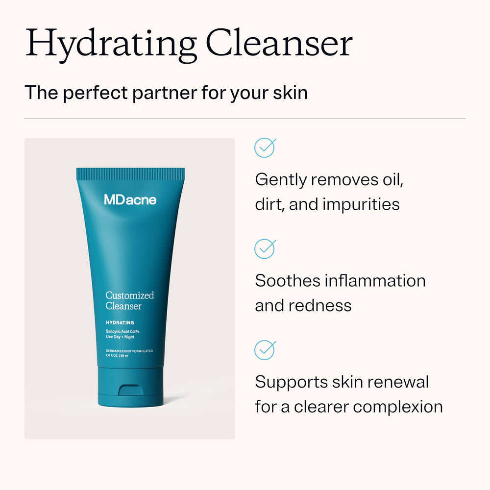 MDacne extrait de thé vert hydrate et protège la peau.
