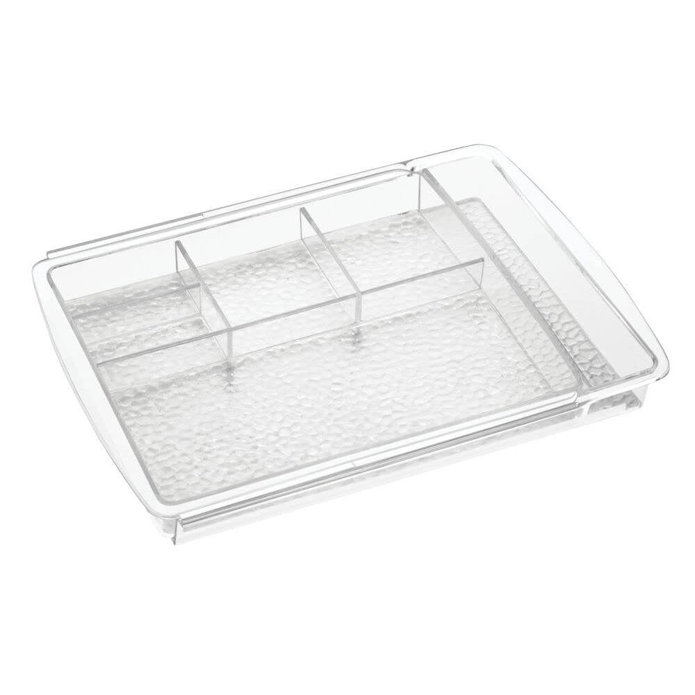 Support maquillage mDesign pour plan de travail, accès rapide aux essentiels.
