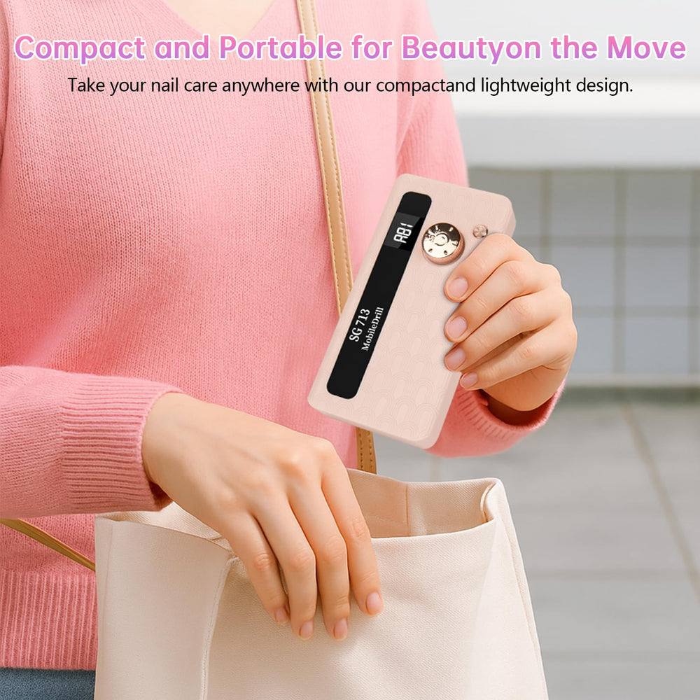 Portabilité MDK, foreuse ongle compacte pour salon et voyage