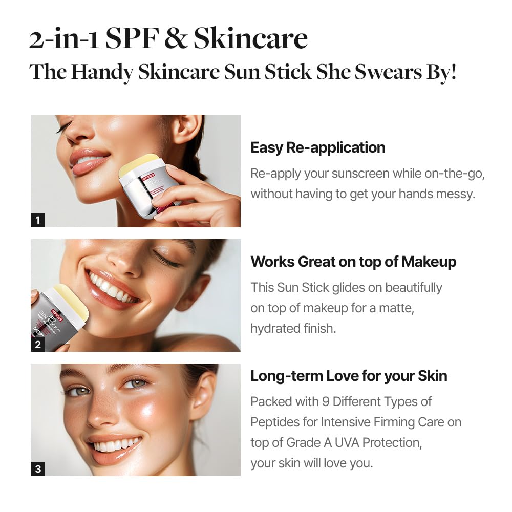 MDP+ Peptide 9 Bio Sunstick Pro – protection UV efficace sur le visage
