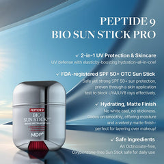 MDP+ Peptide 9 Bio Sunstick Pro – stick en main prêt à l’application
