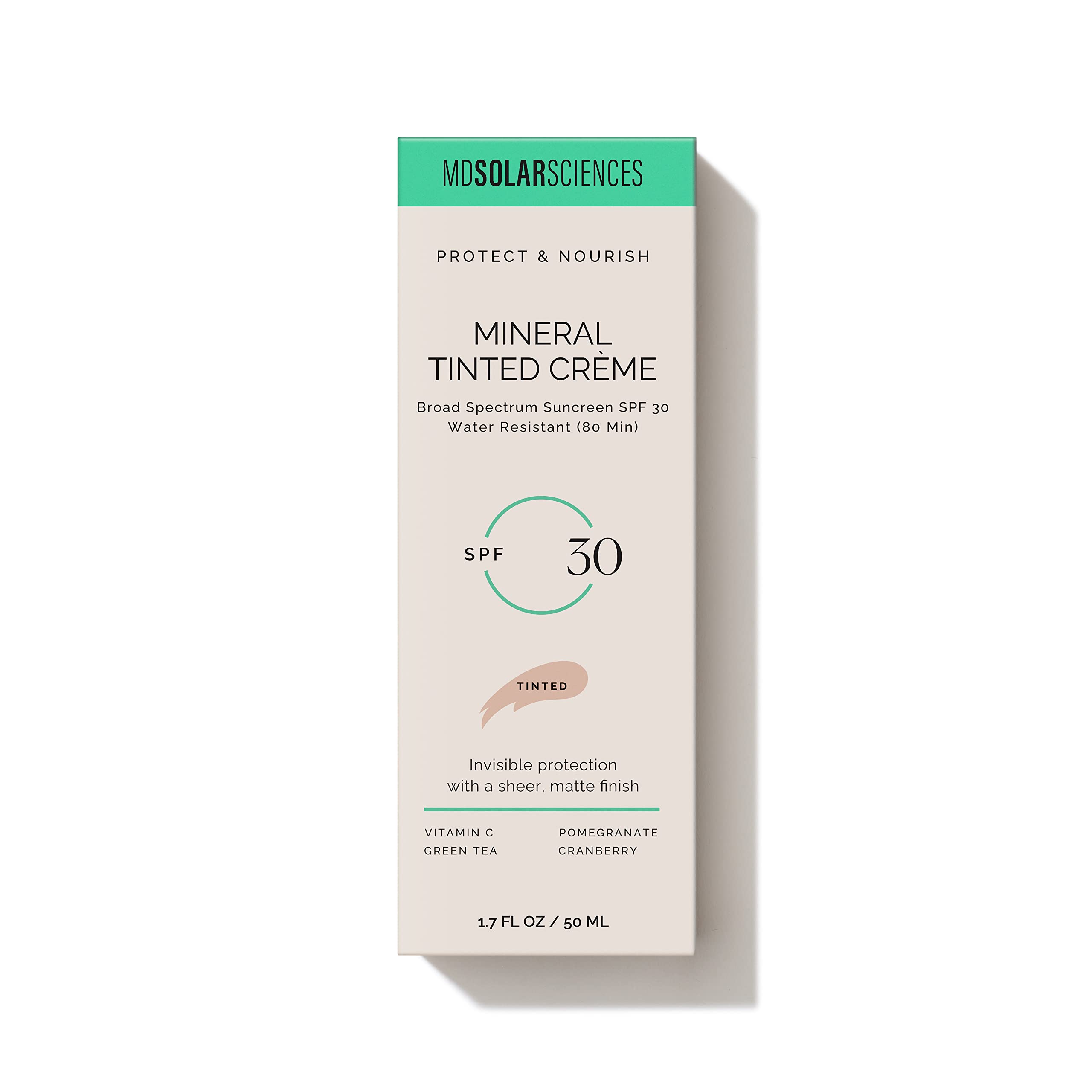 Base maquillage légère de MDSolarSciences grâce à sa teinte intégrée.