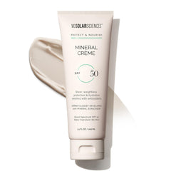 MDSolarSciences crème solaire minérale SPF50 en bouteille prête à l'emploi.