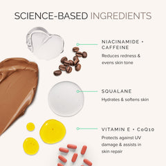 MDSolarSciences Mineral BB Crème SPF 50, teinte moyenne adaptée à divers tons.