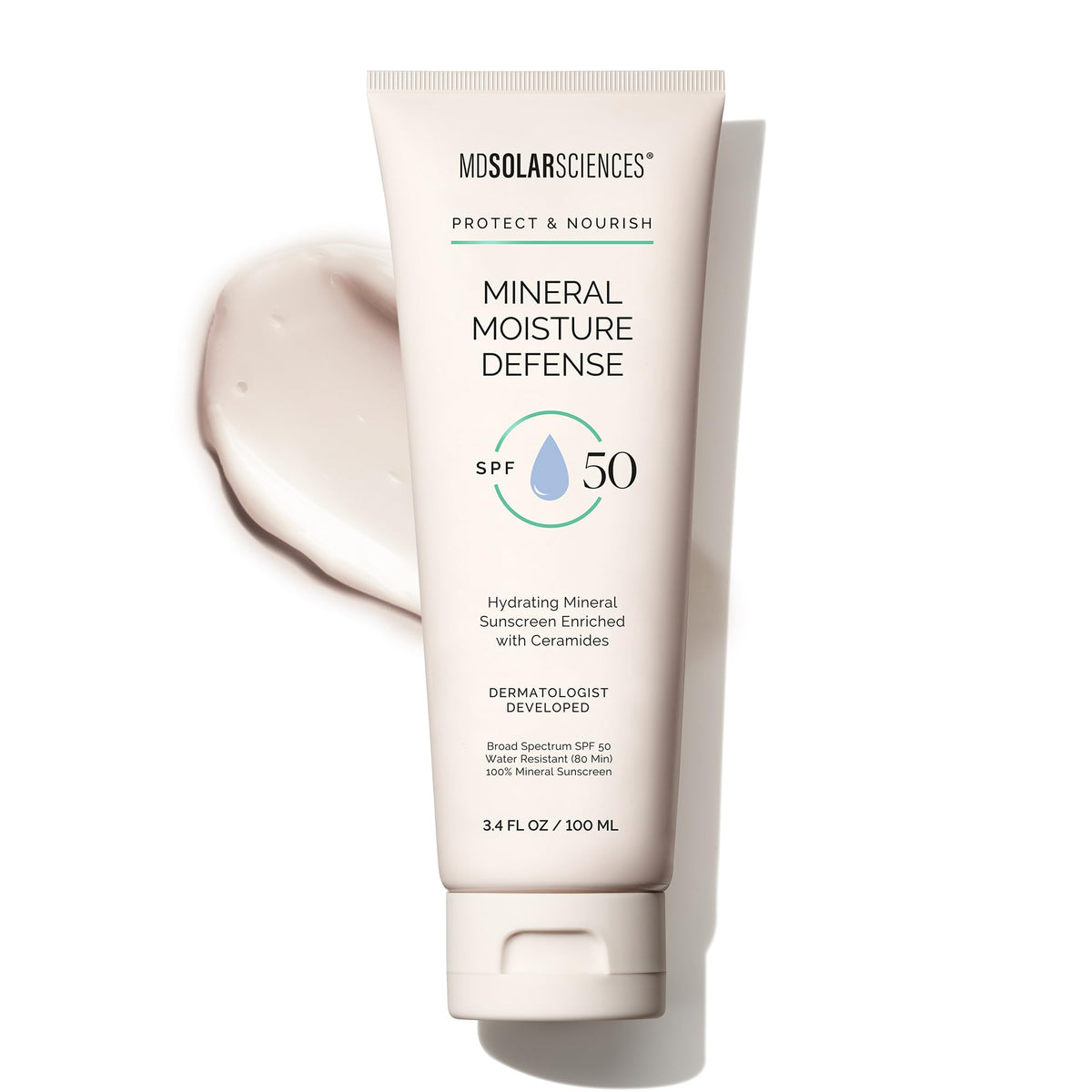 Soin MDSolarSciences Mineral Moisture Defense, bouteille prête à l’application et protection UV
