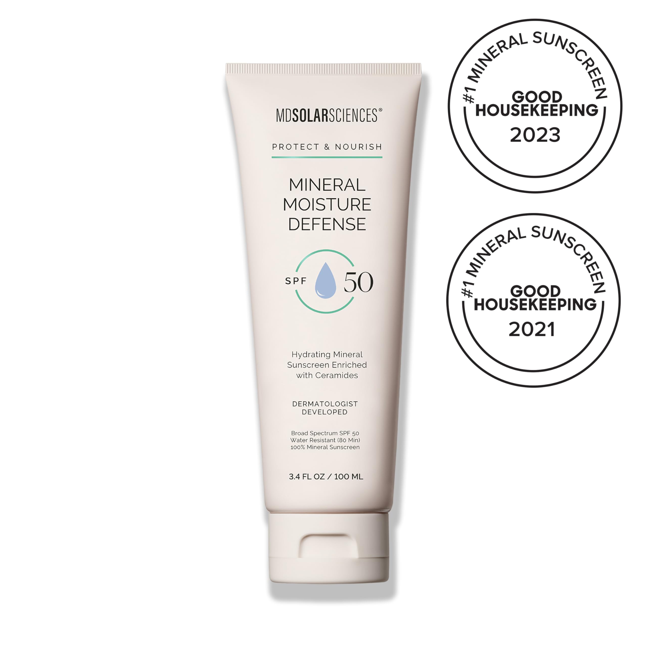 Texture crème veloutée de MDSolarSciences hydratante et facile à appliquer