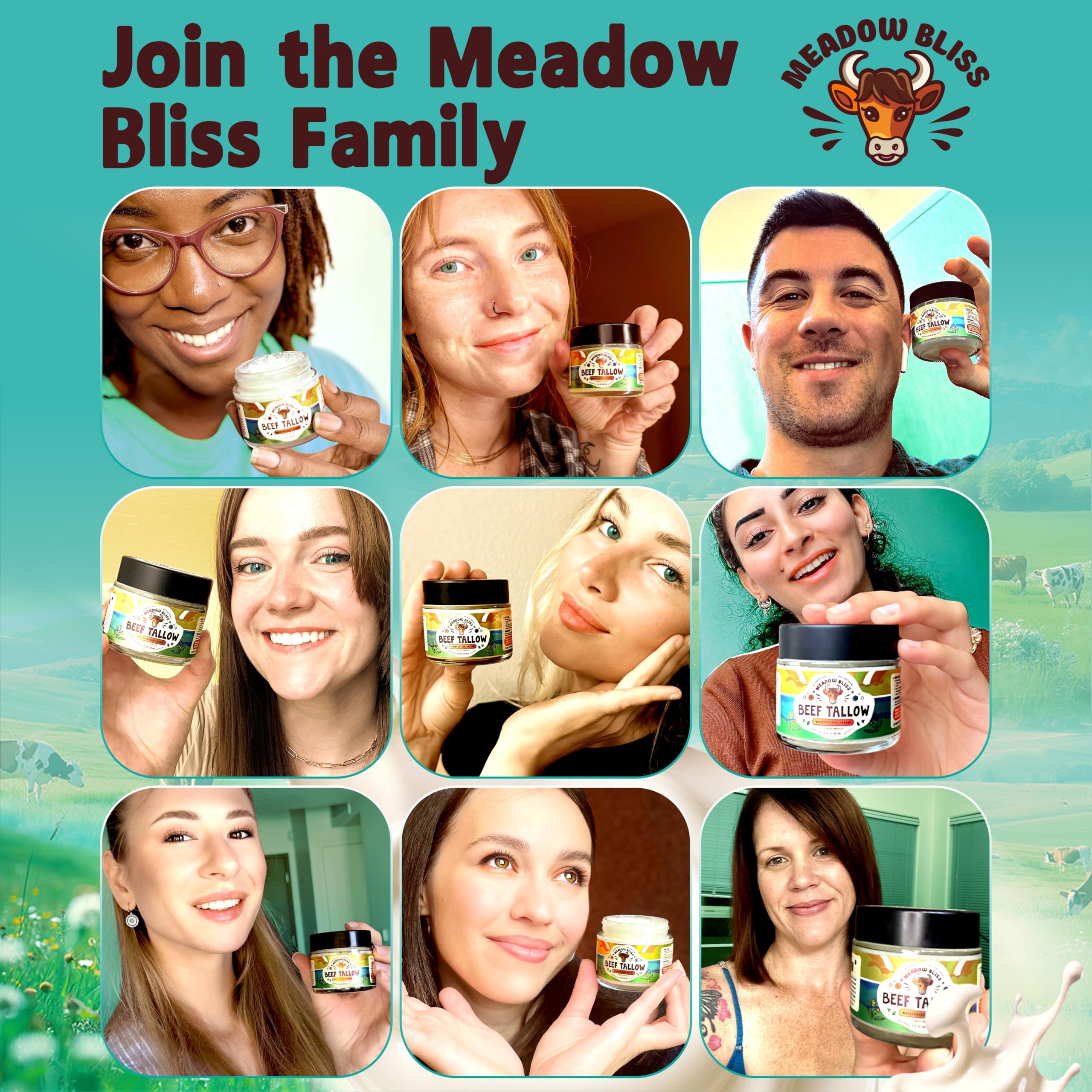Meadow Bliss Tallow Eczéma – soin doux pour peau irritée