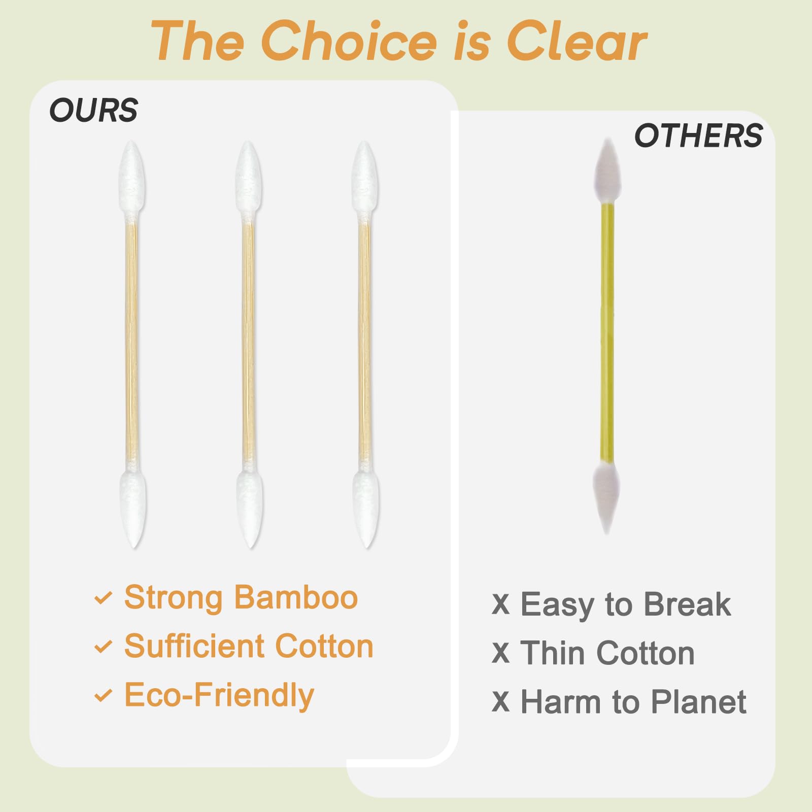 Meanhoo coton-tiges pour soin des ongles et nettoyage délicat.