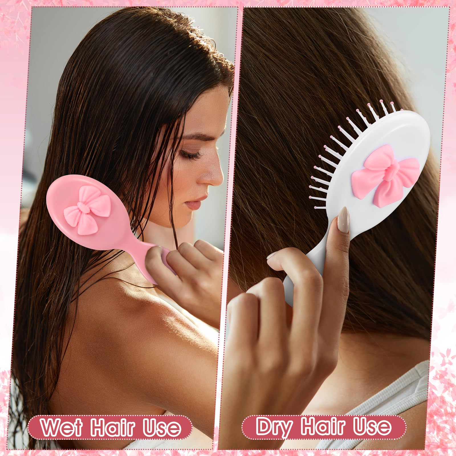 Meanplan brosse-cheveux-voyage blanc compact pratique en déplacement
