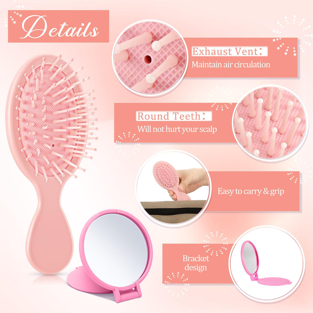 Meanplan brosse mini à poils sphériques offre un massage du cuir chevelu et douceur.