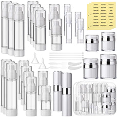 Meanplan ensemble 43 pots airless voyage, organisation pratique