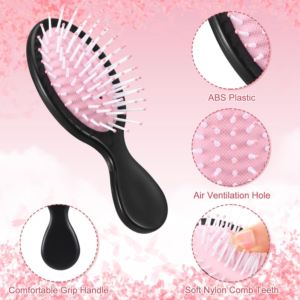 Meanplan mini-brosse-cheveux-noeud blanc idéale sur cheveux mouillés et secs