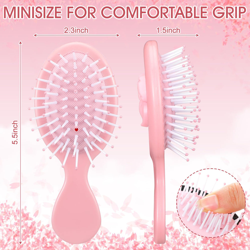 Meanplan mini-brosse-cheveux-noeud noir massage cuir chevelu pratique