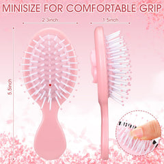 Meanplan mini-brosse-cheveux-noeud noir massage cuir chevelu pratique