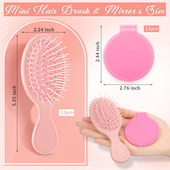 Meanplan miroir de poche compact pliable, idéal pour des retouches rapides en déplacement.