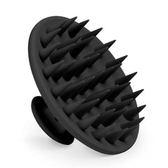 Brosse massage Meartchy en silicone pour stimuler le cuir chevelu lors du bain.