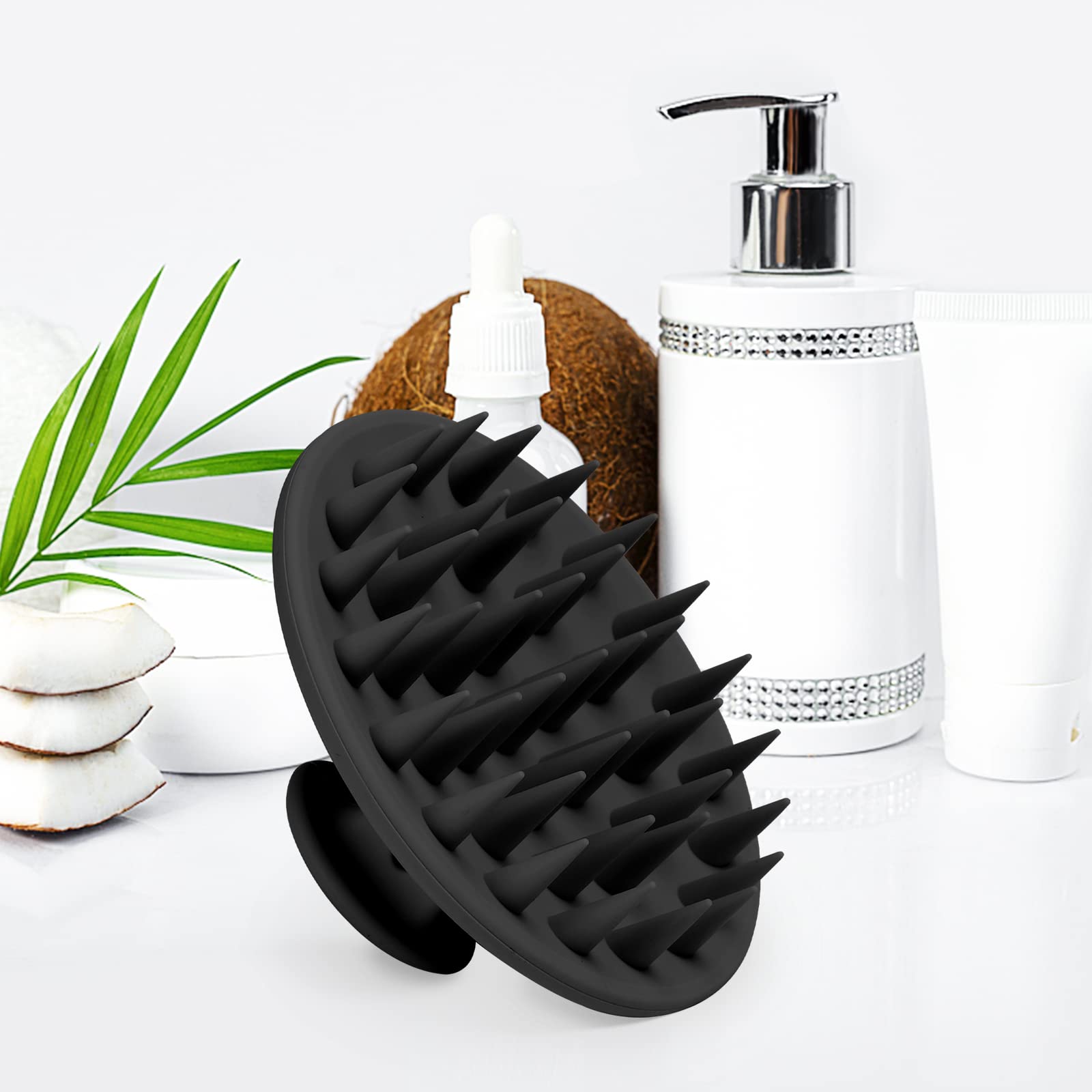 Brosse Meartchy utilisation humide et sèche pour soin capillaire flexible et pratique.